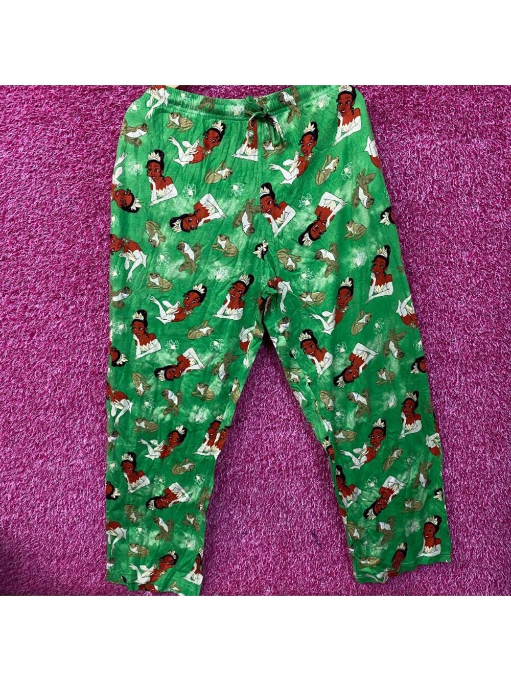 Disney The Princess and the Frog Tiana Pajama Lounge Pants Size 2